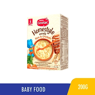 Cerelac Homestyle Porridge Rice & Chicken 200g