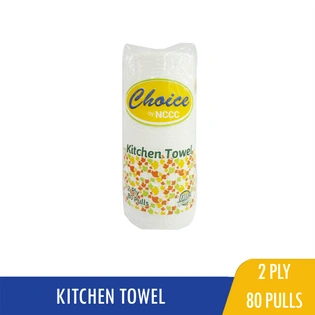 Choice Kitchen Towel Jumbo Solo 2 Ply 80 Sheets 275mmx230mm