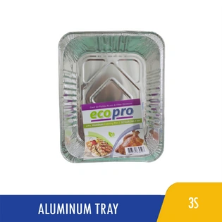 Ecopro Aluminum Catering Pan 3- 32.5 X 26.2 X 6.3cm 3s