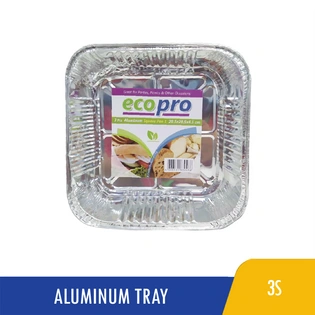 Ecopro Aluminum Square Pan 1 - 20.5 X 20.5 X 4.5cm