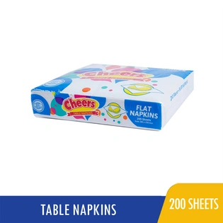 Cheers Table Napkin Flat 100sheets