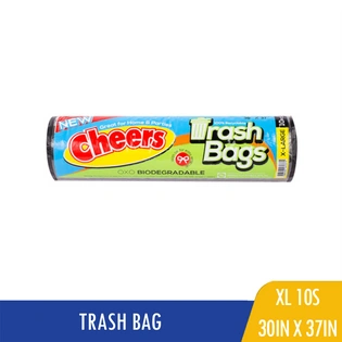 Cheers Trash Bag Black XL 30X37 10s