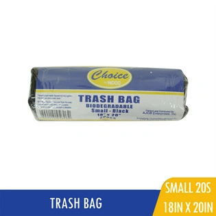 Choice Bio Trash Bag Black Small 20s