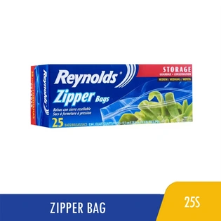 Reynolds Zipper Storage Bags 25s