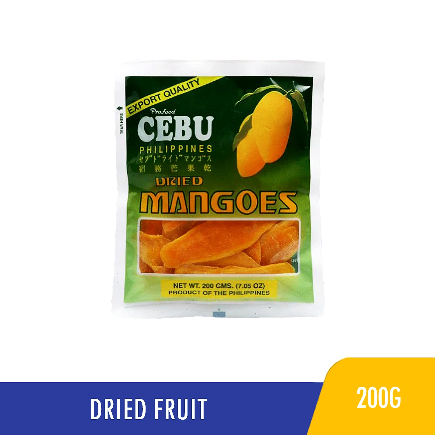 Profood Cebu Dried Mangoes Slice 200g Nccc Online Store