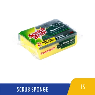 Scotch Brite Heavy Duty Scrub Sponge Trial 3M 100mmx75mmx30mm