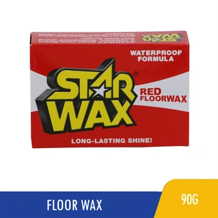 Star Wax Water Proof Red Floor Wax 90g