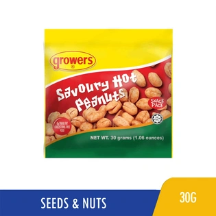 Growers Peanut Savoury Hot 30g