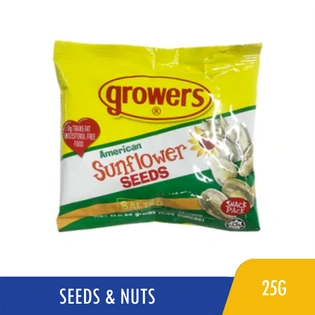 Growers Sunflower Seeds Salted 25g