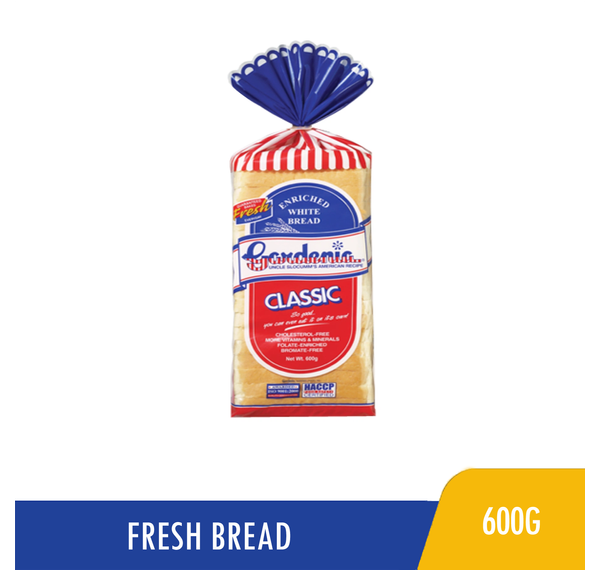 Gardenia Classic White Bread Regular Slice 600g - | NCCC Online Store