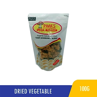 Seeds of Earth Pavias Chicharon Mushroom Chili Garlic 100g