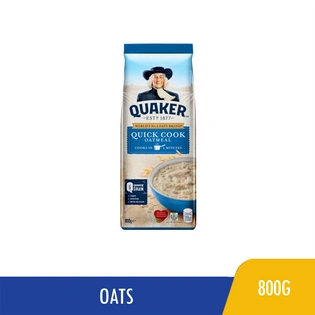 Quaker Quick Cooking Oatmeal 800g