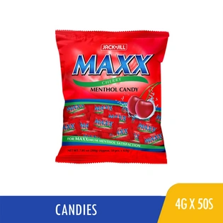 Maxx Cherry Menthol Candy 4.0gx50s
