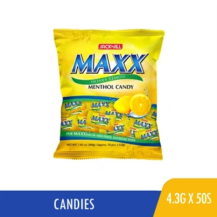 Maxx Honey Lemon Menthol Candy 4.3gx50s