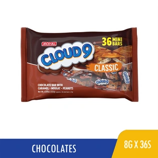 Cloud9 Classic Chocolate Mini Bar 8gx36s
