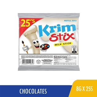 Krim Stix Milk Flavor Refill Bag 8gx25s