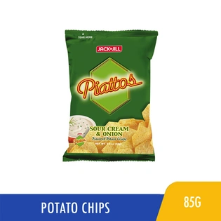 Piattos Potato Chips Sour Cream & Onion 85g