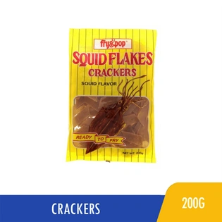 Fry & Pop Squid Crackers 200g