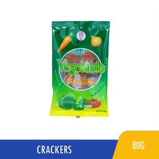 Fry & Pop Vegetable Crackers 80g