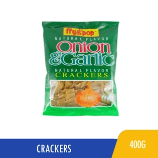 Fry & Pop Onion & Garlic Crackers 400g