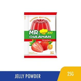 Mr Hat Gulaman Red Strawberry Flavor 25g