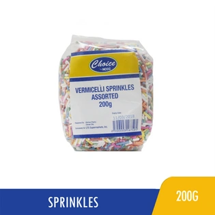 Choice Vermicelli Sprinkles Assorted 200g