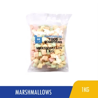 Markenburg Marshmallow Assorted Large 1kg Food Solution