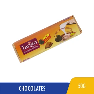 Tango Milk Choco with Cookies 50g
