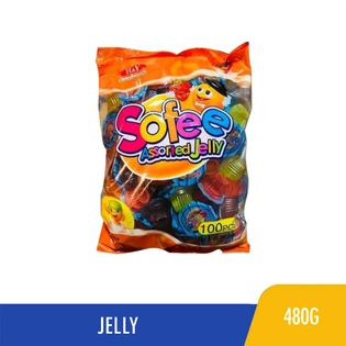 Sofee Assorted Fruit Jelly with Nata de Coco 480g
