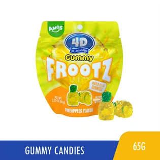 4D Gummy Frootz Pineapple 65g