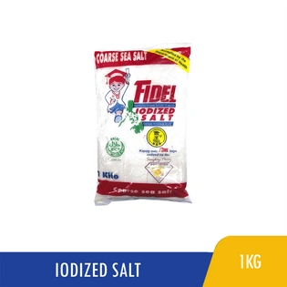 Fidel Iodized Salt Coarse 1kg