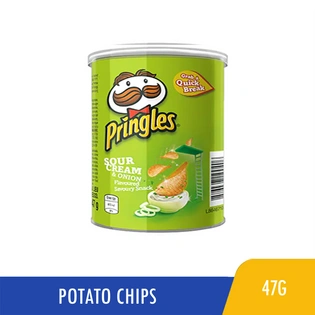 Pringles Sour Cream and Onion Pocket Can 47g