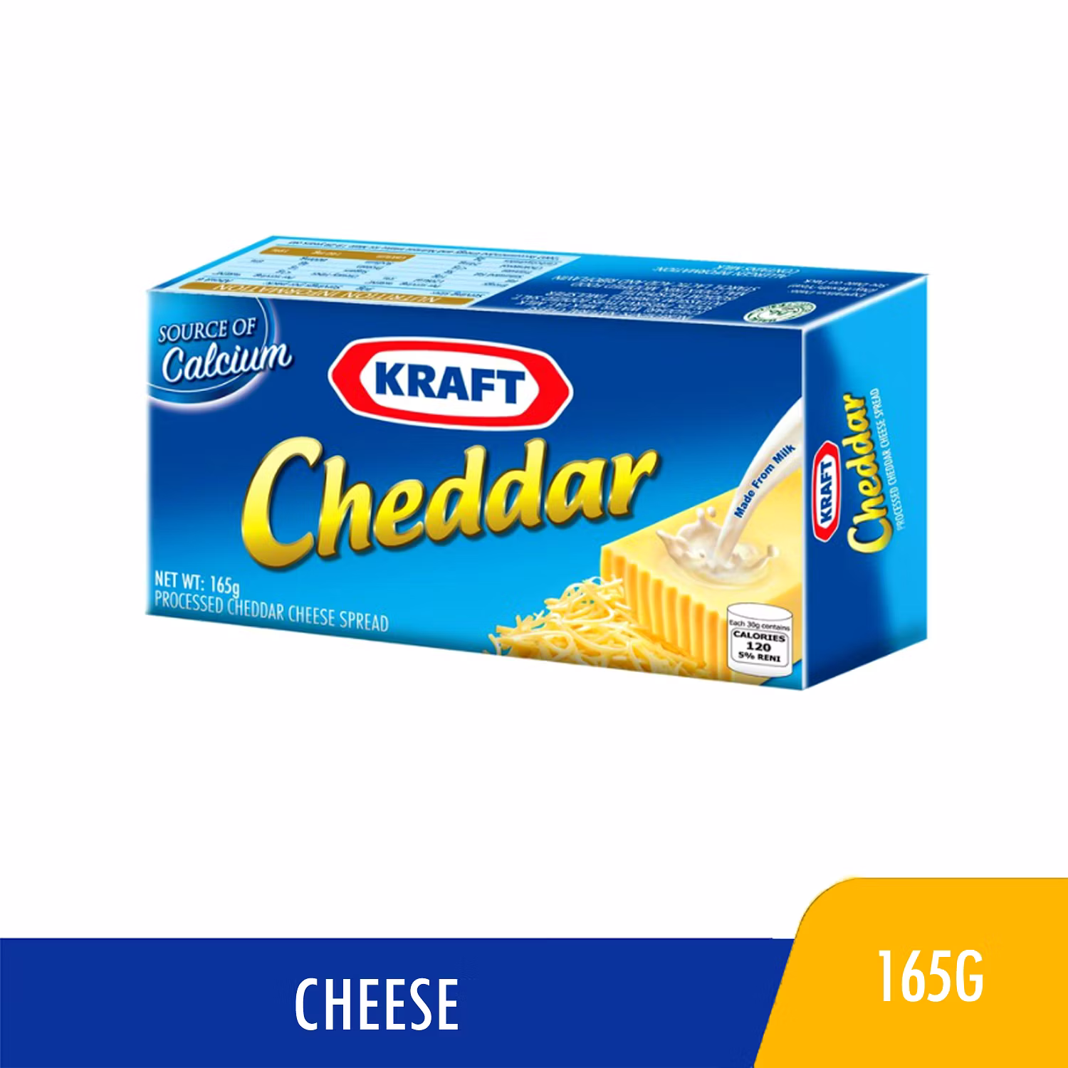 Kraft Cheddar Cheese 165g NCCC Online Store