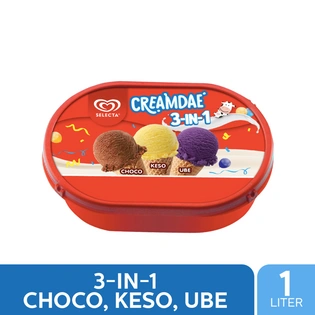 Selecta Birthday 3-in-1 Choco-Keso-Ube 1L
