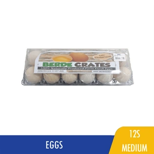 Berde Crates Natural Eggs Medium 12s