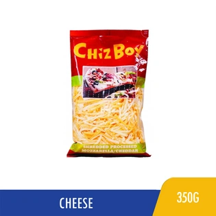 Chiz Boy Shredded Cheddar and Mozzarella Cheese 350g