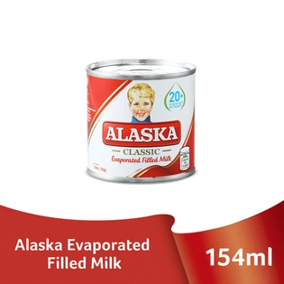 Alaska Evaporated Filled Milk 154ml