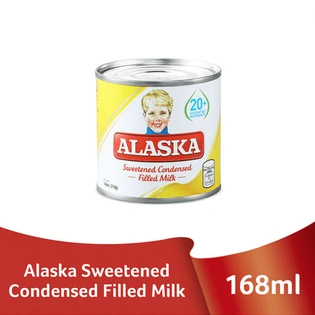 Alaska Sweetened Condensed Filled Milk 168ml