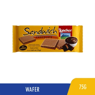 Loacker Wafer Biscuits Cacao 75g