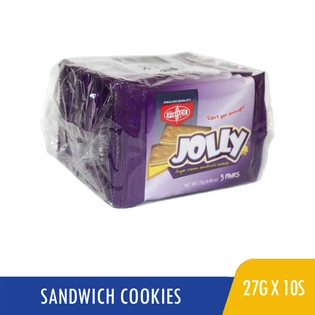 Fibisco Jolly Finger Cream Sandwich 27gx10s