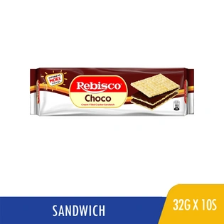 Rebisco Sandwich Choco 32gx10s