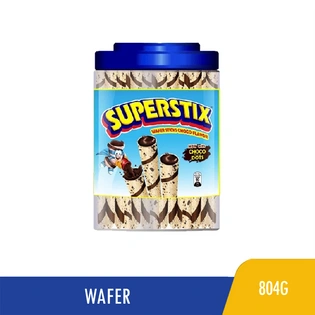 Superstix Super Long Wafer Chocolate Jar 804g