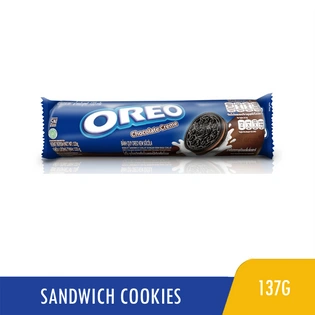 Oreo Sandwich Cookies with Chocolate Cream 137g