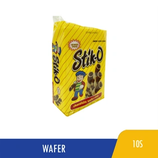 Stik-O Chocolate Wafer Stick Snack Pack 10s