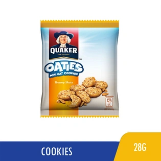 Quaker Oaties Honey Nuts 28G
