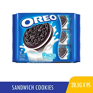Oreo Vanilla Biscuits 28.5gx9s
