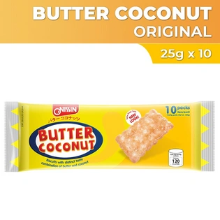 Nissin Butter Coconut Biscuits 25gx10s