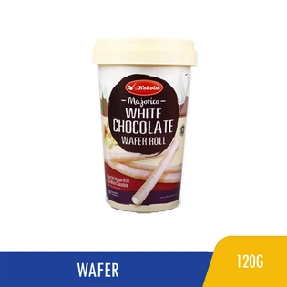 Kokola Majorico Wafer Roll White Chocolate 120g