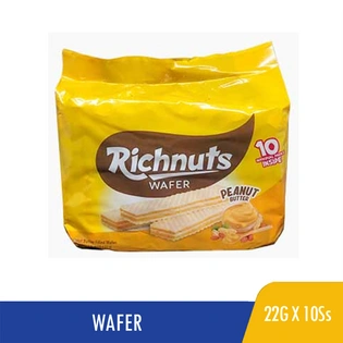 Richnuts Wafer Peanut Butter 22gx10s