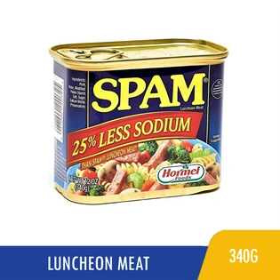 Spam 25% Less Sodium Luncheon Meat 340g